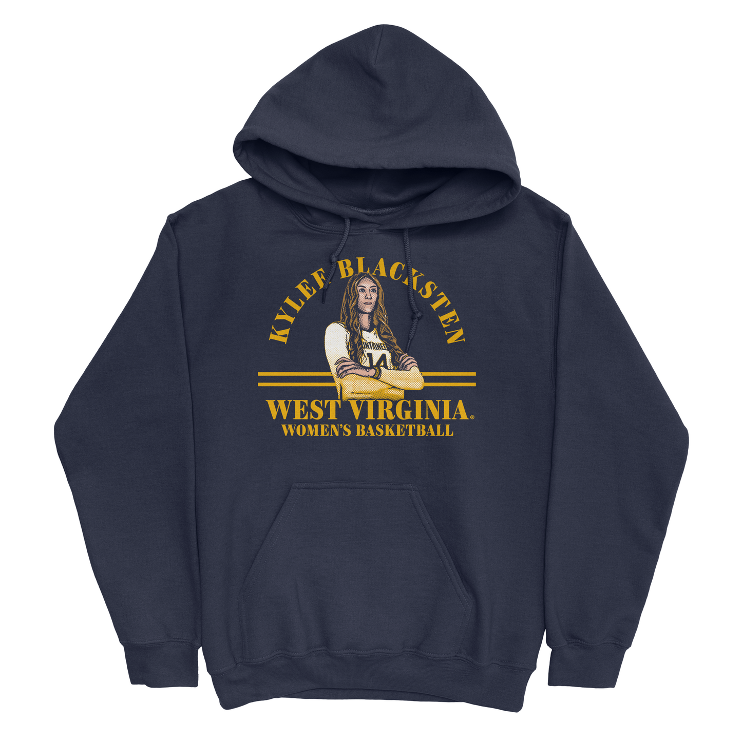 EXCLUSIVE RELEASE: Kylee Blacksten Illustrated Navy Hoodie