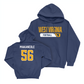 WVU Football Navy Staple Hoodie   - Kimo Makaneole