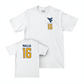 WVU Women's Soccer White Logo Comfort Colors Tee   - Reagan Mallia