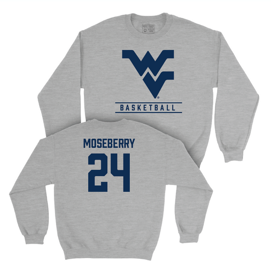 WVU Women's Basketball Sport Grey Classic Crew  - Ashala Moseberry