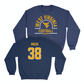 WVU Football Navy Arch Crew   - Macguire Moss