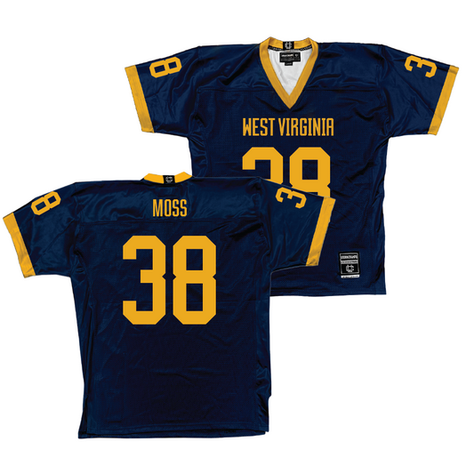 WVU Football Navy Jersey   - Macguire Moss