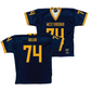 WVU Football Navy Jersey - Wyatt Milum