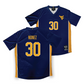 WVU Men's Soccer Navy Jersey - Lorenzo Nunez