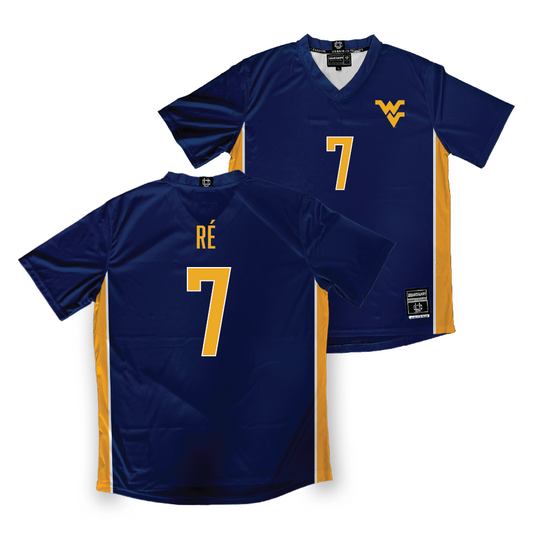 WVU Women's Soccer Navy Jersey  - Alexis Ré