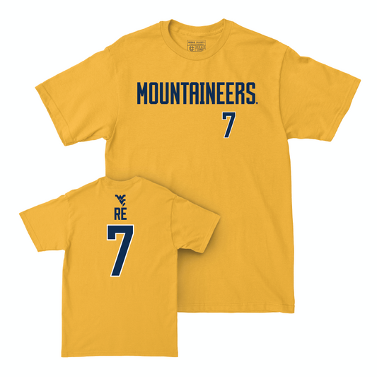 WVU Women's Soccer Gold Mountaineers Tee  - Alexis Ré