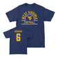 WVU Football Navy Arch Tee   - Jordan Scruggs