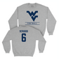 WVU Football Sport Grey Classic Crew   - Jordan Scruggs