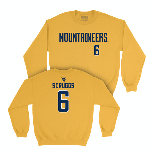 WVU Football Gold Mountaineers Crew   - Jordan Scruggs
