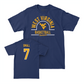 WVU Men's Basketball Navy Arch Tee  - Javon Small