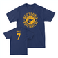 WVU Men's Basketball Navy Hardwood Tee  - Javon Small