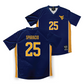 WVU Women's Soccer Navy Jersey - Leah Sparacio