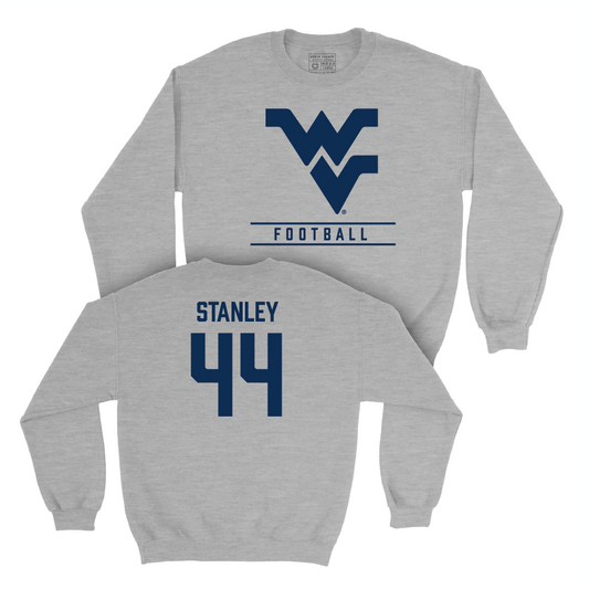 WVU Football Sport Grey Classic Crew   - Casey Stanley