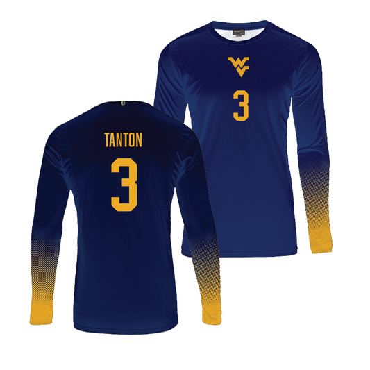 WVU Women's Volleyball Navy Jersey  - Cassidy Tanton