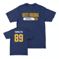 WVU Football Navy Staple Tee   - Adam Tomczyk