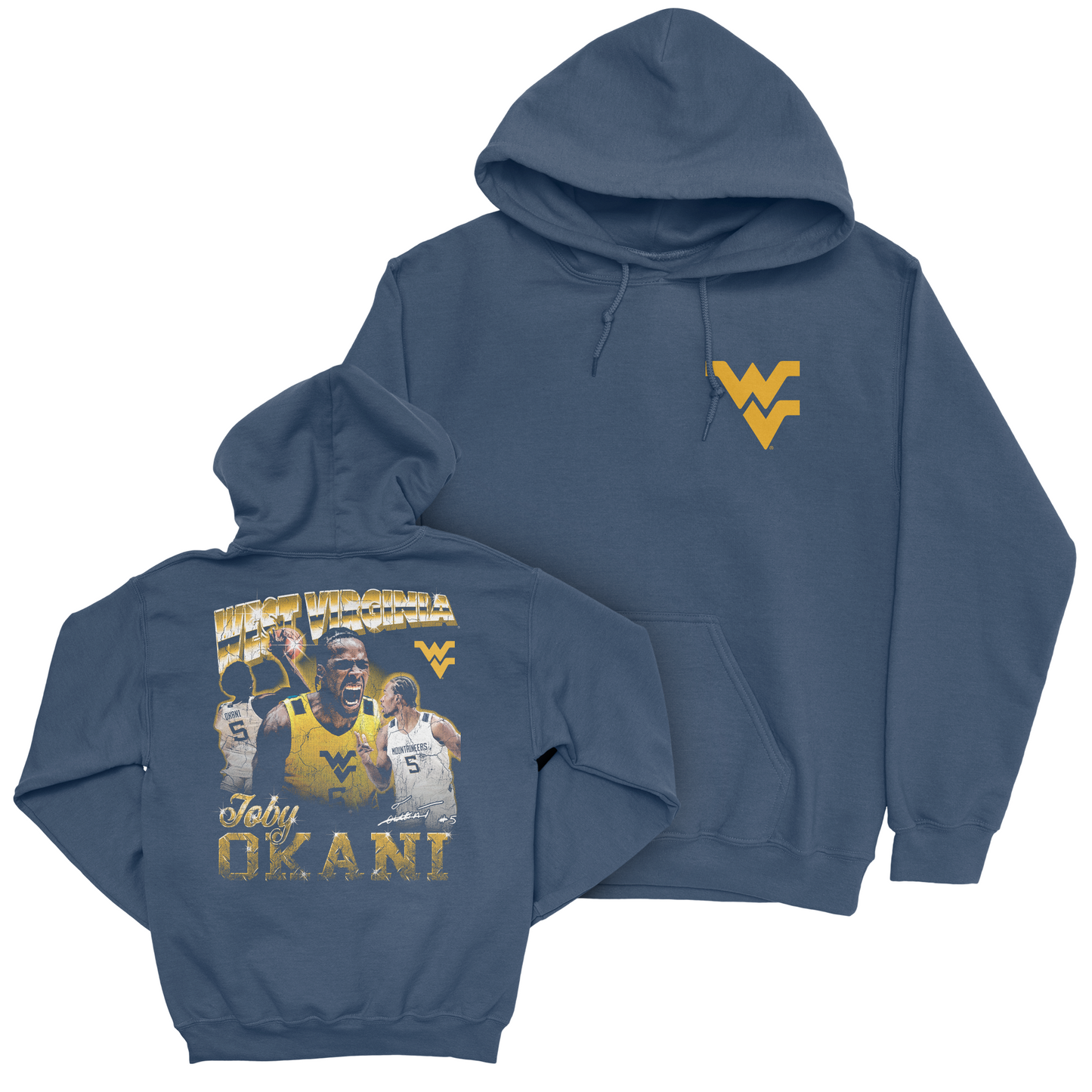 EXCLUSIVE RELEASE: Toby Okani 90s Navy Hoodie