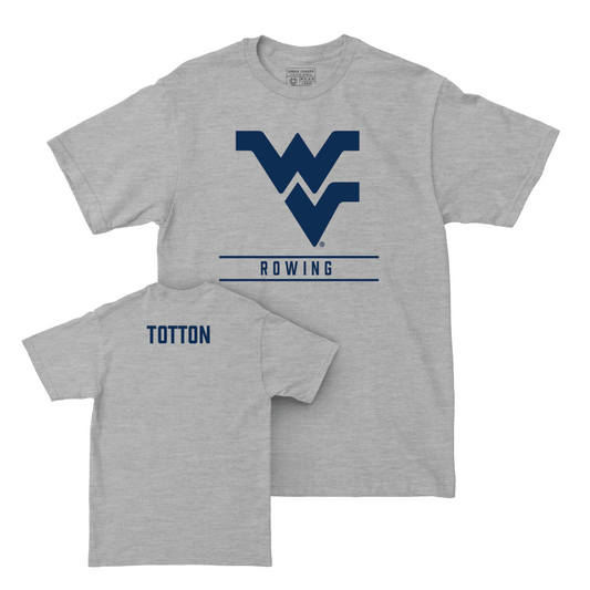 WVU Women's Rowing Sport Grey Classic Tee  - Isabelle Totton