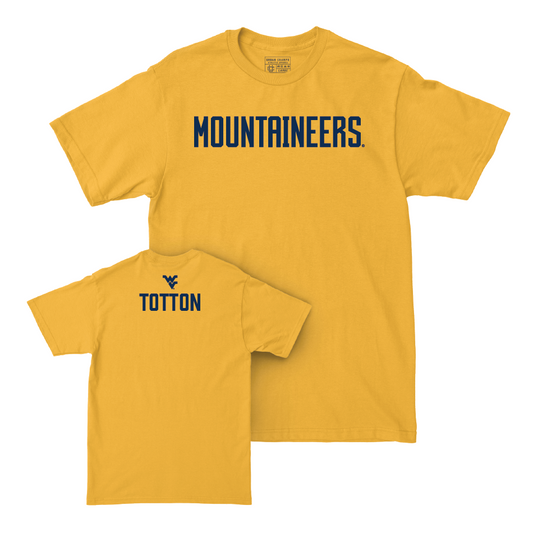 WVU Women's Rowing Gold Mountaineers Tee  - Isabelle Totton
