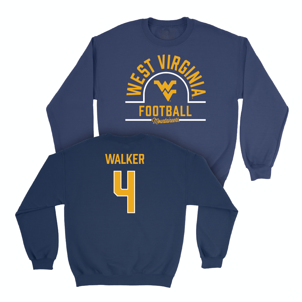 WVU Football Navy Arch Crew   - Jordan Walker