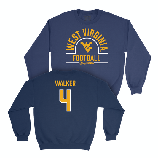 WVU Football Navy Arch Crew   - Jordan Walker
