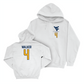 WVU Football White Logo Hoodie   - Jordan Walker