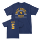 WVU Women's Soccer Navy Arch Tee   - Taylor White