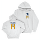 WVU Football White Logo Hoodie   - Khalil Wilkins