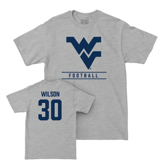WVU Football Sport Grey Classic Tee   - Chase Wilson