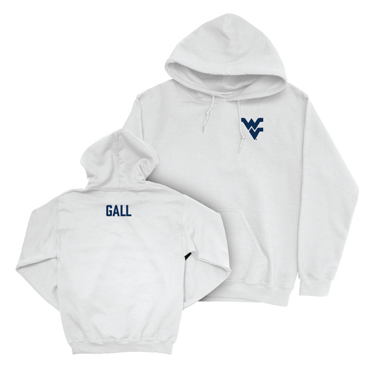 WVU Women's Rowing White Logo Hoodie - Anna Gall Youth Small