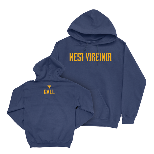 WVU Women's Rowing Navy Wordmark Hoodie - Anna Gall Youth Small
