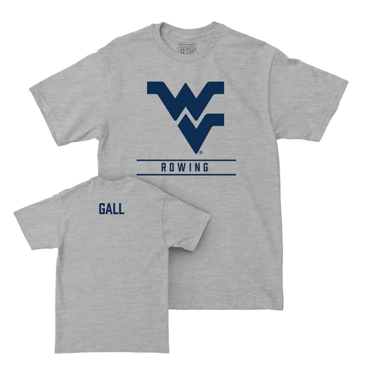 WVU Women's Rowing Sport Grey Classic Tee - Anna Gall Youth Small