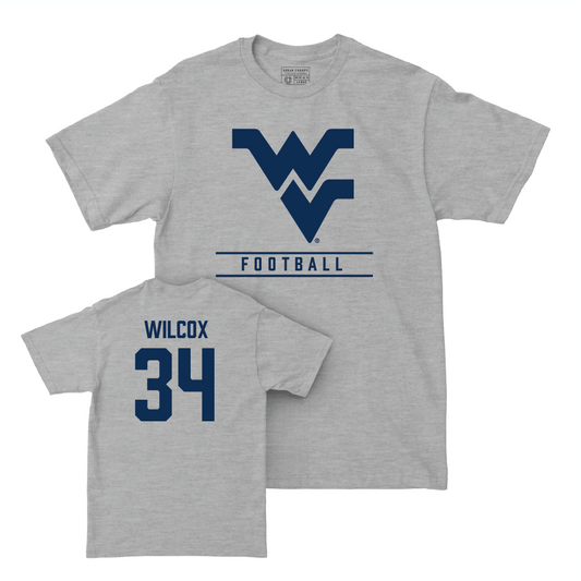 WVU Football Sport Grey Classic Tee - Avery Wilcox Youth Small