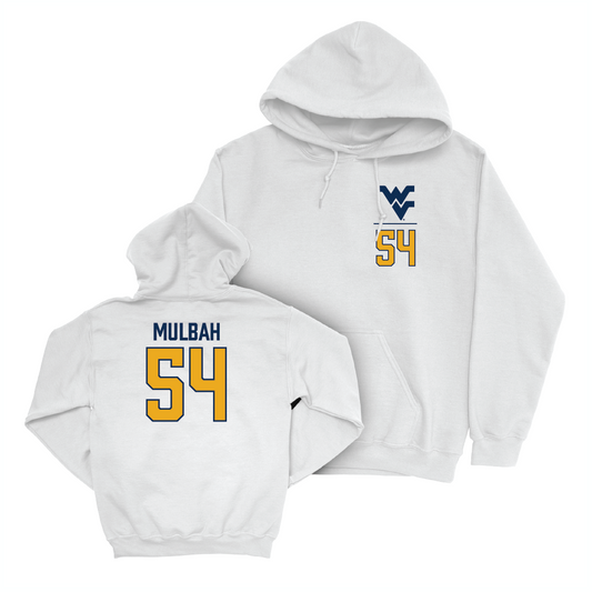 WVU Football White Logo Hoodie - Fatorma Mulbah Youth Small