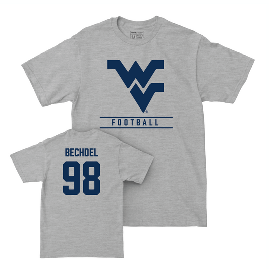 WVU Football Sport Grey Classic Tee - Leighton Bechdel Youth Small