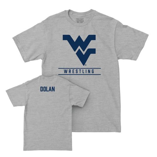 WVU Wrestling Sport Grey Classic Tee - Michael Dolan Youth Small