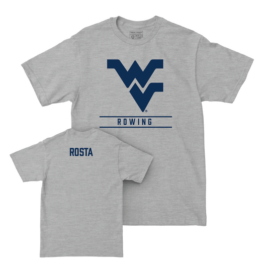 WVU Women's Rowing Sport Grey Classic Tee - Ryleigh Rosta Youth Small