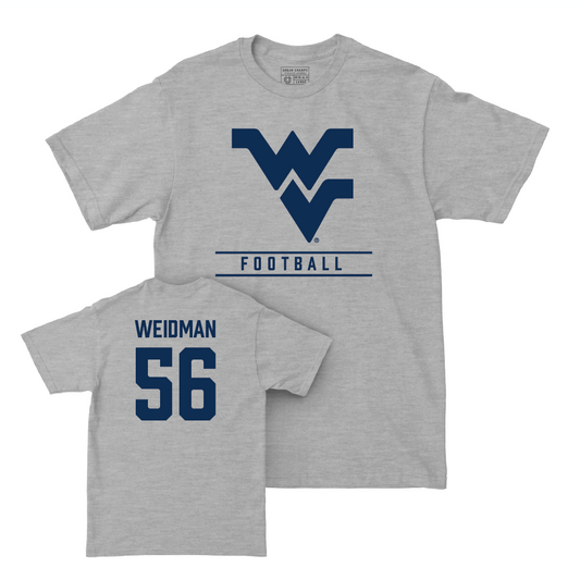 WVU Football Sport Grey Classic Tee - Sullivan Weidman Youth Small