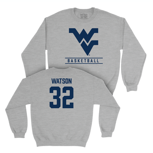 WVU Women's Basketball Sport Grey Classic Crew  - Kyah Watson