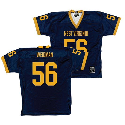 WVU Football Navy Jersey - Sullivan Weidman