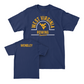 WVU Women's Rowing Navy Arch Tee  - Teegan Wendley