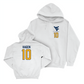 WVU Baseball White Logo Hoodie   - David Hagen