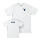 WVU Women's Tennis White Logo Comfort Colors Tee  - Lyla Byers