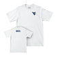 WVU Women's Gymnastics White Logo Comfort Colors Tee   - Kaelyn Skeel