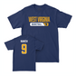 WVU Men's Basketball Navy Staple Tee  - Ofri Naveh