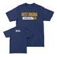 WVU Women's Gymnastics Navy Staple Tee   - Kaelyn Skeel