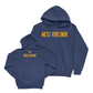 WVU Women's Rowing Navy Wordmark Hoodie   - Marley Sullivan