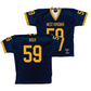 WVU Football Navy Jersey   - Jackson Biser