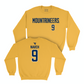 WVU Men's Basketball Gold Mountaineers Crew  - Ofri Naveh