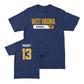 WVU Baseball Navy Staple Tee   - Ryan Maggy